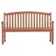 ΠΑΓΚΑΚΙ ΚΗΠΟΥ 3ΘΕΣΙΟ ELENA HM18125 ΞΥΛΟ TEAK--ΦΥΣΙΚΟ 150x61x95Υεκ.