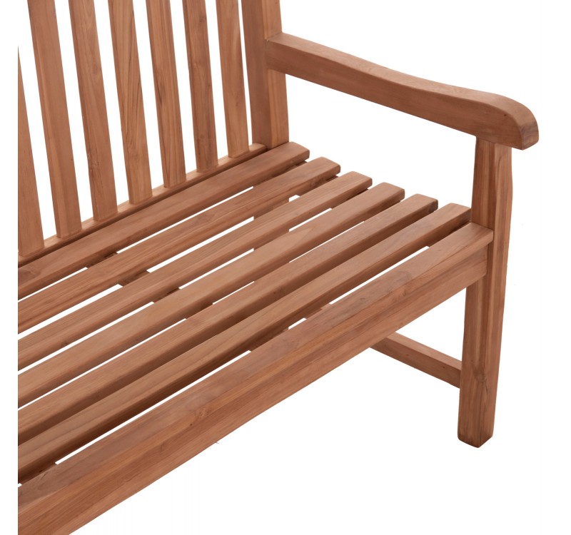 ΠΑΓΚΑΚΙ ΚΗΠΟΥ 3ΘΕΣΙΟ ELENA HM18125 ΞΥΛΟ TEAK--ΦΥΣΙΚΟ 150x61x95Υεκ.