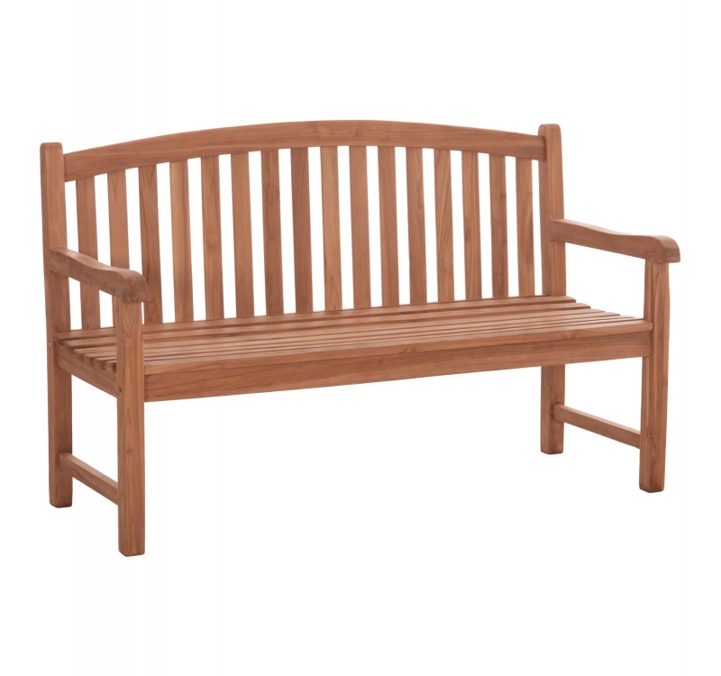 ΠΑΓΚΑΚΙ ΚΗΠΟΥ 3ΘΕΣΙΟ ELENA HM18125 ΞΥΛΟ TEAK--ΦΥΣΙΚΟ 150x61x95Υεκ.