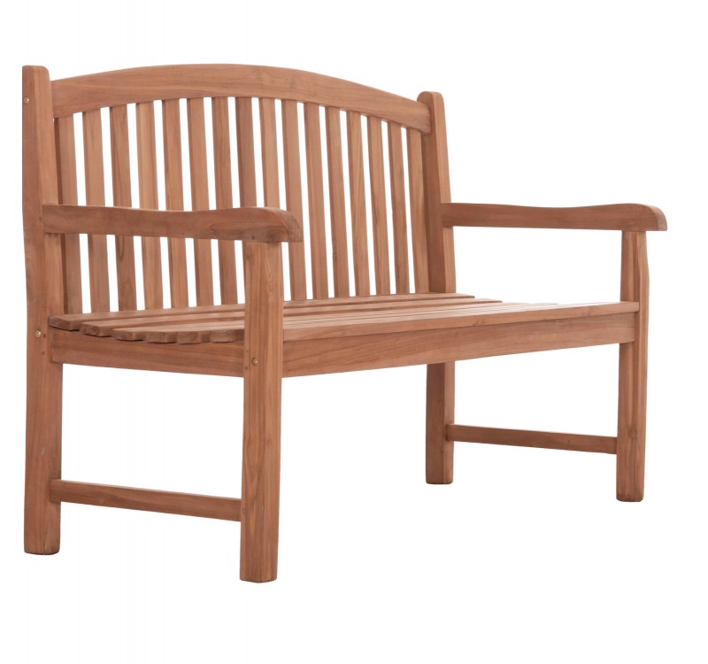 ΠΑΓΚΑΚΙ ΚΗΠΟΥ 3ΘΕΣΙΟ ELENA HM18125 ΞΥΛΟ TEAK--ΦΥΣΙΚΟ 150x61x95Υεκ.