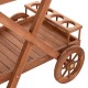 ΔΙΣΚΟΣ ΣΕΡΒΙΡΙΣΜΑΤΟΣ ΣΕ ΤΡΟΛΕΥ ALFRED HM4579 ΞΥΛΟ TEAK--ΦΥΣΙΚΟ 86x56x80Υεκ.