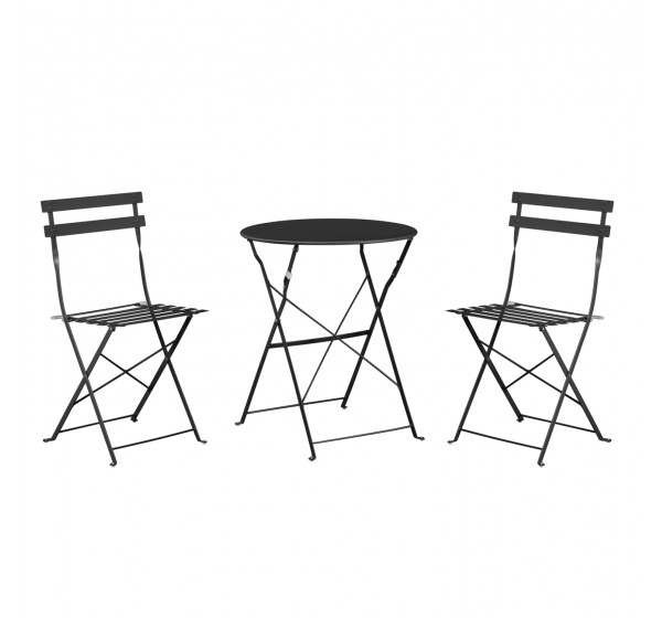 ΣΕΤ ΖΑΠΠΕΙΟΥ 3TMX SOPHIE HM21118.02 ΜΕΤΑΛΛΙΚΟ ΣΕ ΜΑΥΡΟ ΧΡΩΜΑ