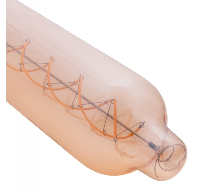 ΦΩΤΙΣΤΙΚΟ ΟΡΟΦΗΣ ΚΡΕΜΑΣΤΟ ΜΕ ΛΑΜΠΤΗΡΑ HM11931.01--ΣΧΟΙΝΙ 1m ΠΑΧΟΥΣ 2cm-ΝΤΟΥΙ Ε27