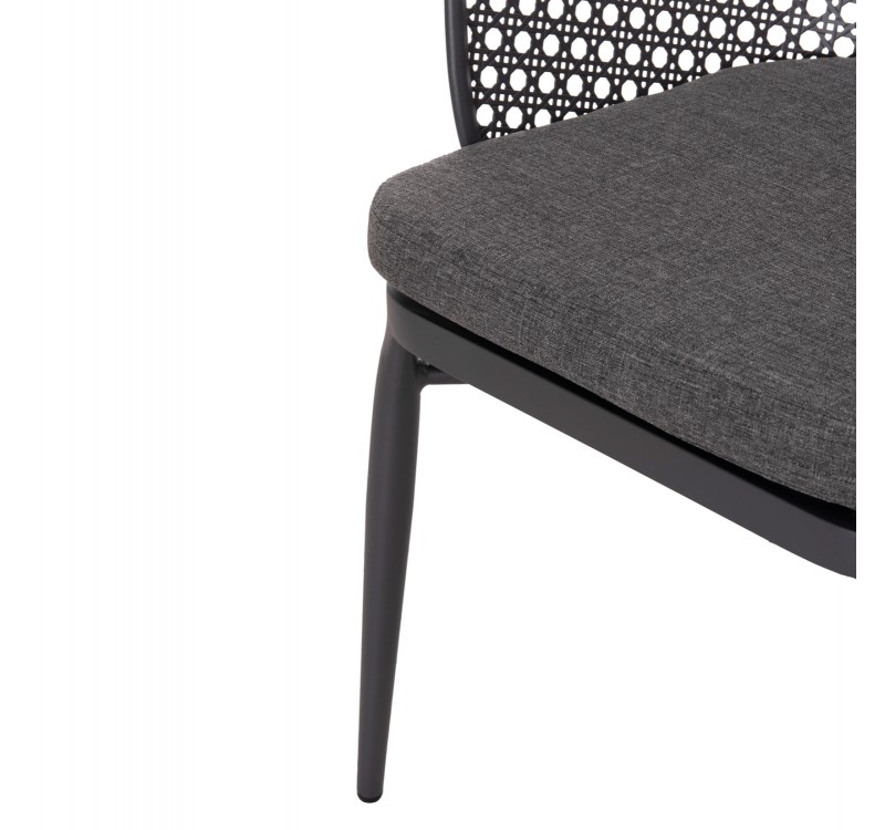 ΣΕΤ LOUNGE 3TMX ΕΞ.ΧΩΡΟΥ OREGO HM21107.01 ΑΛΟΥΜΙΝΙΟ & ΜΕΤΑΛΛΟ ΣΕ ΣΚΟΥΡΟ ΓΚΡΙ