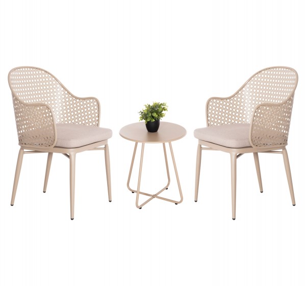 ΣΕΤ LOUNGE 3TMX ΕΞ.ΧΩΡΟΥ OREGO HM21107.03 ΑΛΟΥΜΙΝΙΟ & ΜΕΤΑΛΛΟ ΣΕ ΚΑΠΟΥΤΣΙΝΟ