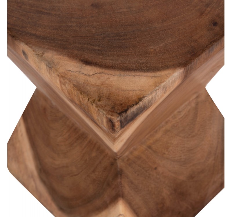 ΒΟΗΘΗΤΙΚΟ ΣΚΑΜΠΟ ANVIL HM9756.11 ΞΥΛΟ SUAR ΣΕ ΦΥΣΙΚΟ ΧΡΩΜΑ 31x31x45Yεκ.