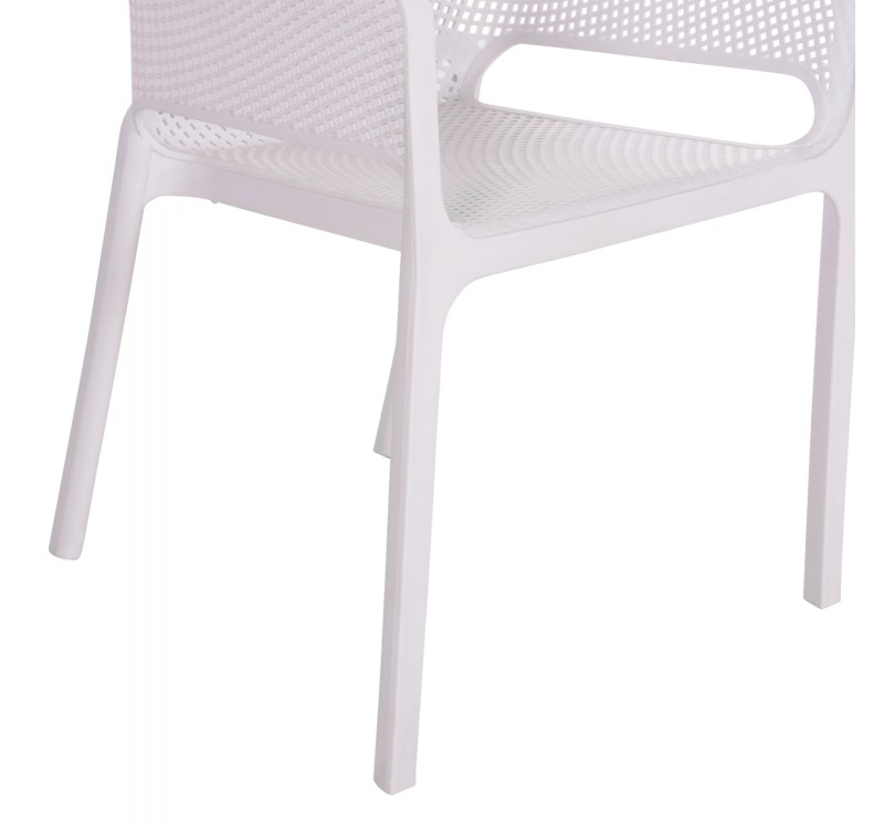 ΠΟΛΥΘΡΟΝΑ ΠΟΛΥΠΡΟΠΥΛΕΝΙΟΥ JOHN HM6103.01 ΛΕΥΚΗ 59x58x79.5Υεκ.