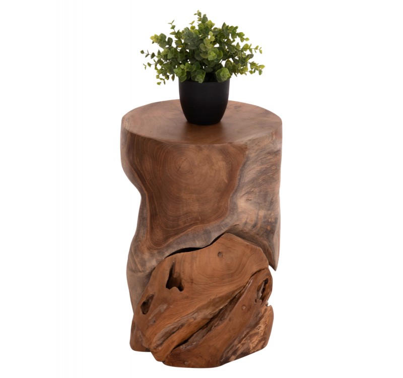 ΒΟΗΘΗΤΙΚΟ ΣΚΑΜΠΟ/ΤΡΑΠΕΖΑΚΙ STOMP HM9350.11 ΞΥΛΟ TEAK-ΦΥΣΙΚΟ Φ30x45Υεκ.