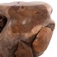 ΒΟΗΘΗΤΙΚΟ ΤΡΑΠΕΖΙ LOGGY HM18295 ΞΥΛΟ TEAK--ΦΥΣΙΚΟ 50x50x50Υεκ.