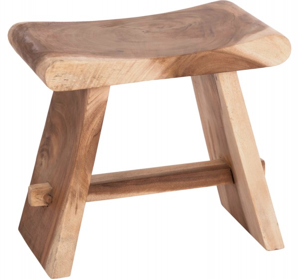 ΒΟΗΘΗΤΙΚΟ ΣΚΑΜΠΟ SADEL HM18294 ΞΥΛΟ SUAR--ΦΥΣΙΚΟ 50x30x45Υεκ.