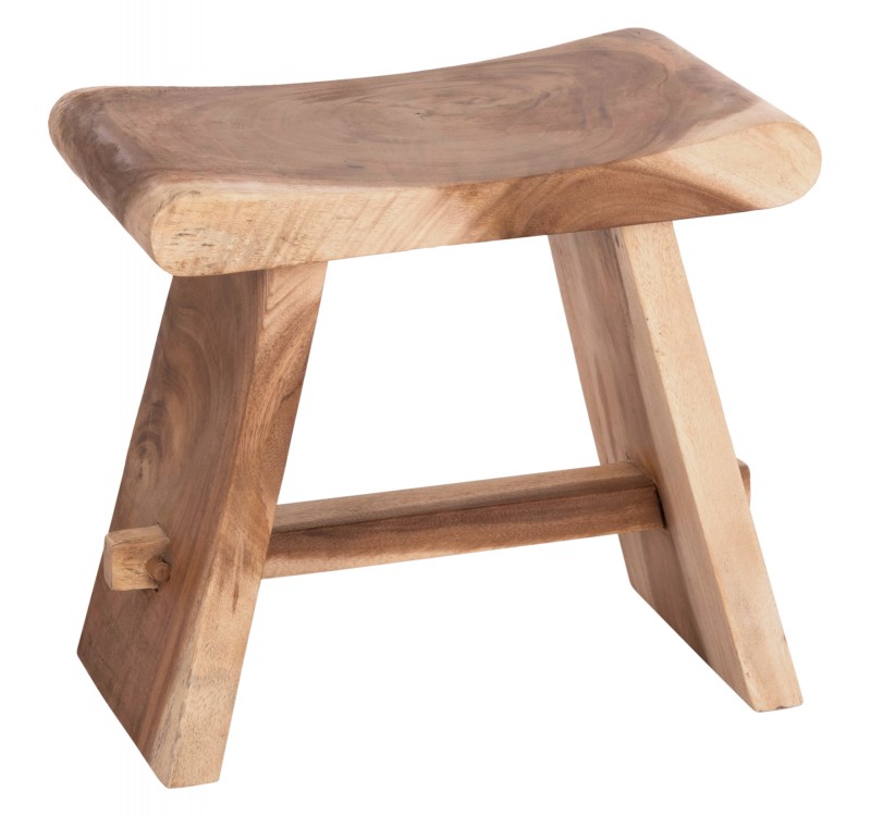 ΒΟΗΘΗΤΙΚΟ ΣΚΑΜΠΟ SADEL HM18294 ΞΥΛΟ SUAR--ΦΥΣΙΚΟ 50x30x45Υεκ.