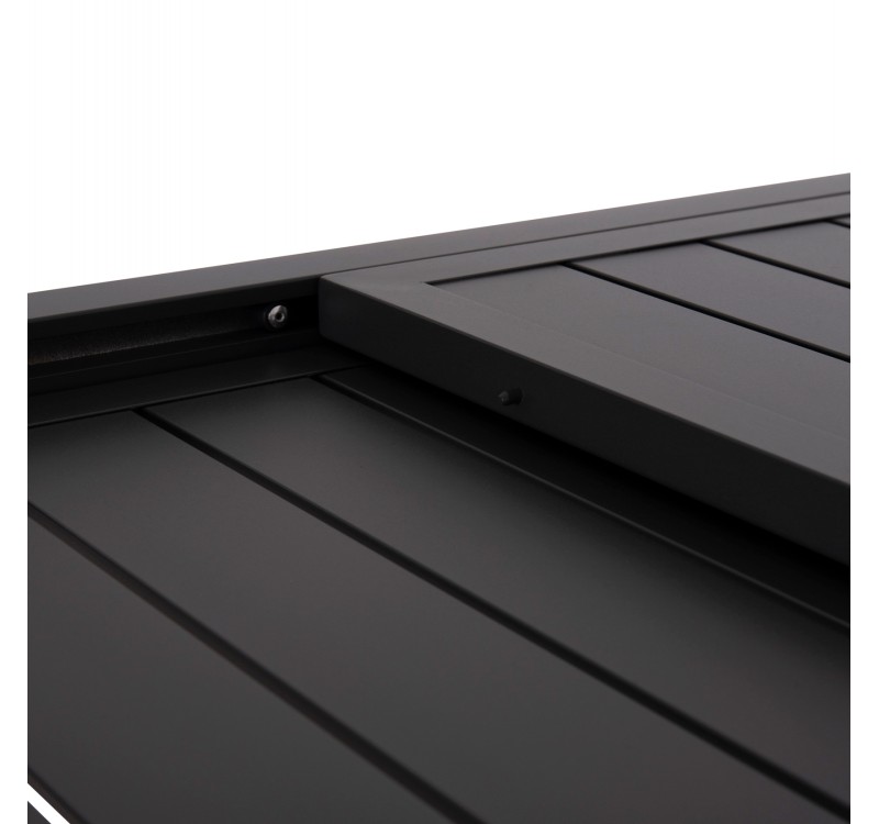 ΣΕΤ ΤΡΑΠΕΖΑΡΙΑΣ ΕΞ.ΧΩΡΟΥ 7ΤΜΧ KRUM HM21153 ΣΚΟΥΡΟ ΓΚΡΙ ΑΛΟΥΜΙΝΙΟ-P.E.TWISTED RATTAN