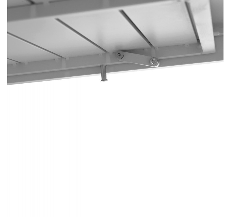 ΣΕΤ ΤΡΑΠΕΖΑΡΙΑΣ ΕΞ.ΧΩΡΟΥ 7ΤΜΧ KRUM HM21131 ΛΕΥΚΟ ΑΛΟΥΜΙΝΙΟ--P.E.RATTAN