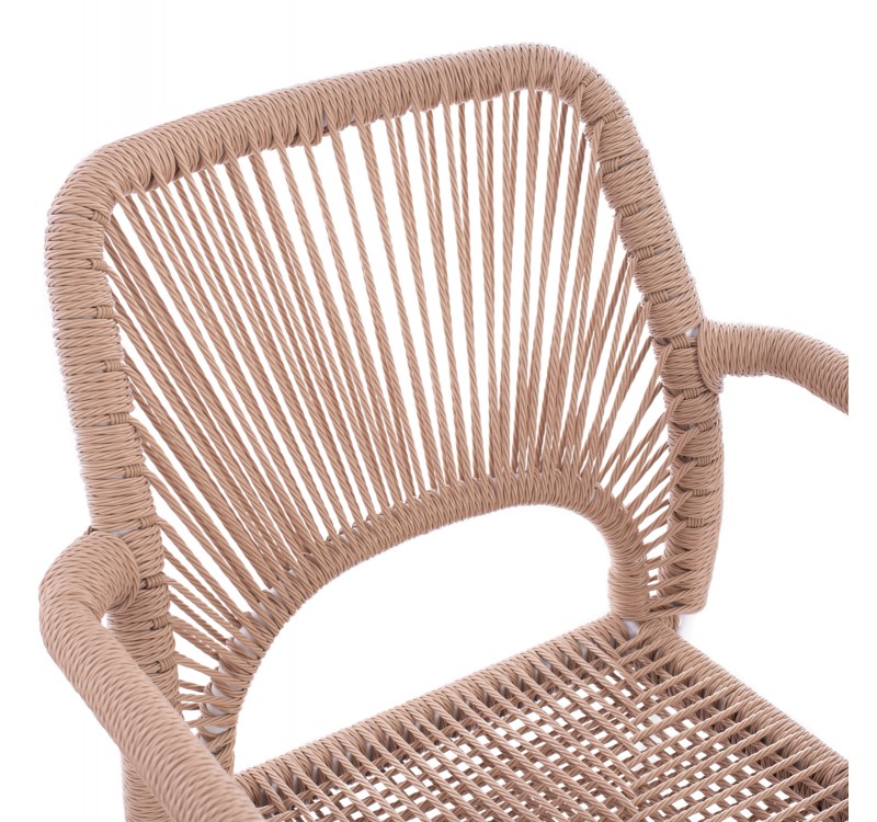 ΣΕΤ ΤΡΑΠΕΖΑΡΙΑΣ ΕΞ.ΧΩΡΟΥ 7ΤΜΧ KRUM HM21131 ΛΕΥΚΟ ΑΛΟΥΜΙΝΙΟ--P.E.RATTAN