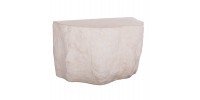 ΚΟΝΣΟΛΑ ΒΡΑΧΟΣ INTERON HM18152.02 FIBER CEMENT ΣΕ ΛΕΥΚΟ--120x50x71Υεκ.