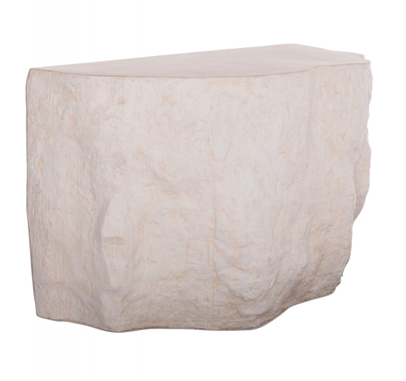 ΚΟΝΣΟΛΑ ΒΡΑΧΟΣ INTERON HM18152.02 FIBER CEMENT ΣΕ ΛΕΥΚΟ--120x50x71Υεκ.