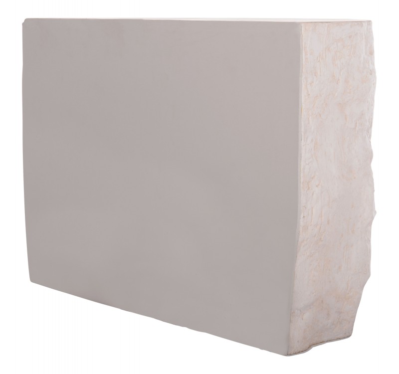 ΚΟΝΣΟΛΑ ΒΡΑΧΟΣ INTERON HM18152.02 FIBER CEMENT ΣΕ ΛΕΥΚΟ--120x50x71Υεκ.