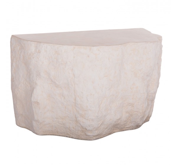 ΚΟΝΣΟΛΑ ΒΡΑΧΟΣ INTERON HM18152.02 FIBER CEMENT ΣΕ ΛΕΥΚΟ--120x50x71Υεκ.
