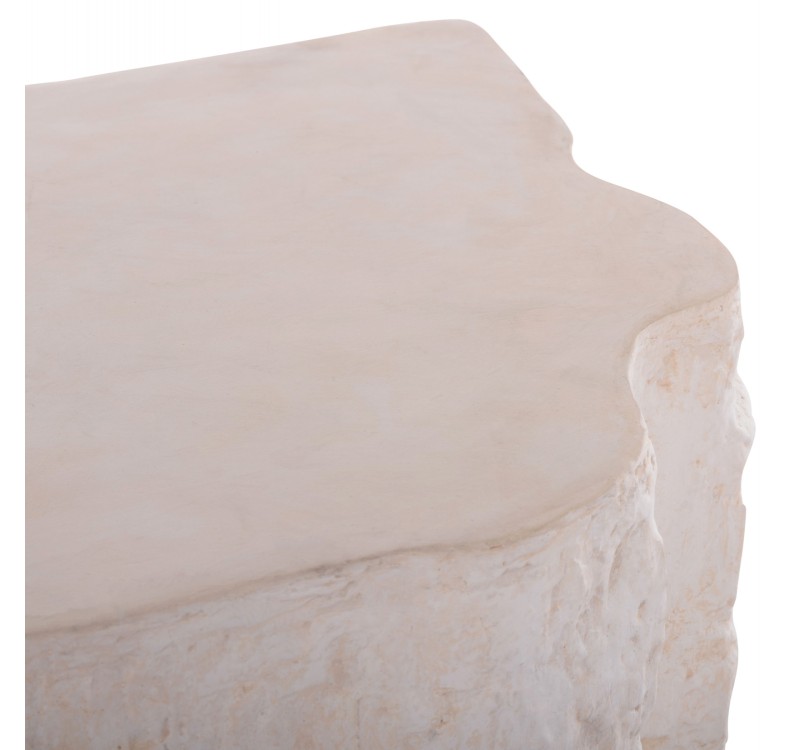 ΚΟΝΣΟΛΑ ΒΡΑΧΟΣ INTERON HM18152.02 FIBER CEMENT ΣΕ ΛΕΥΚΟ--120x50x71Υεκ.