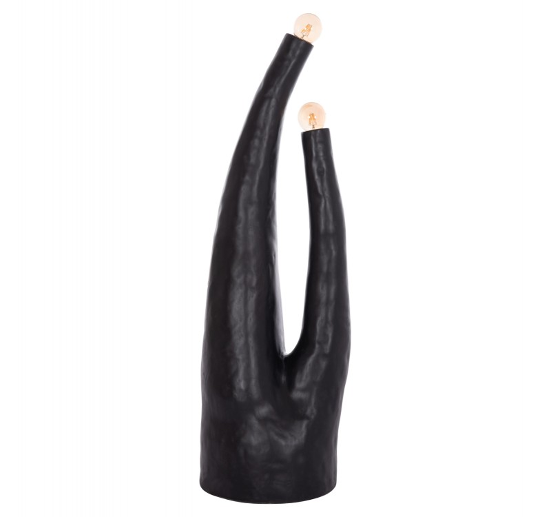 ΔΙΑΚΟΣΜΗΤΙΚΟ ΦΩΤΙΣΤΙΚΟ ΔΑΠΕΔΟΥ TUSKEN HM4702.01 FIBER CEMENT-ΜΑΥΡΟ 50x43x145Υεκ.