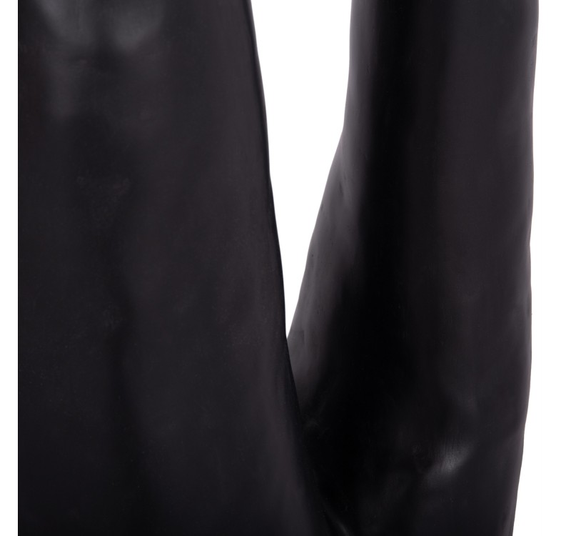 ΔΙΑΚΟΣΜΗΤΙΚΟ ΦΩΤΙΣΤΙΚΟ ΔΑΠΕΔΟΥ TUSKEN HM4702.01 FIBER CEMENT-ΜΑΥΡΟ 50x43x145Υεκ.