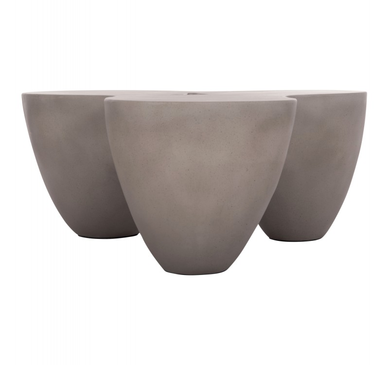 ΤΡΑΠΕΖΙ ΣΑΛΟΝΙΟΥ SALLEN HM18161.03 FIBER CEMENT ΣΕ ΓΚΡΙ--108x94x38,5Υεκ.