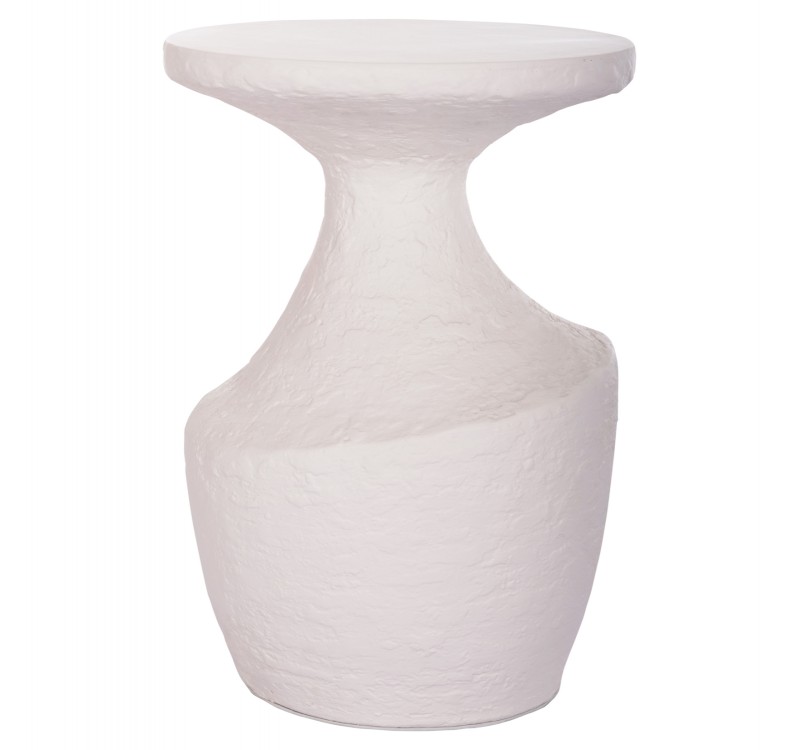 ΤΡΑΠΕΖΙ ΒΟΗΘΗΤΙΚΟ REBON HM18156.02L FIBER CEMENT ΣΕ ΛΕΥΚΟ--Φ40x56.5Υεκ.