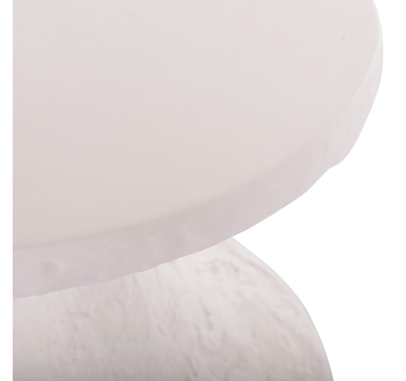ΤΡΑΠΕΖΙ ΒΟΗΘΗΤΙΚΟ REBON HM18156.02L FIBER CEMENT ΣΕ ΛΕΥΚΟ--Φ40x56.5Υεκ.