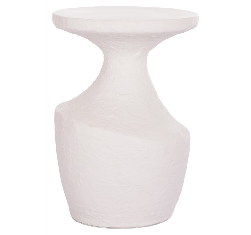 ΤΡΑΠΕΖΙ ΒΟΗΘΗΤΙΚΟ REBON HM18156.02L FIBER CEMENT ΣΕ ΛΕΥΚΟ--Φ40x56.5Υεκ.