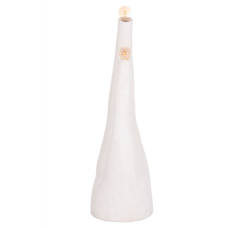 ΔΙΑΚΟΣΜΗΤΙΚΟ ΦΩΤΙΣΤΙΚΟ ΔΑΠΕΔΟΥ TUSKEN HM4702.02 FIBER CEMENT-ΛΕΥΚΟ 50x43x145Υεκ