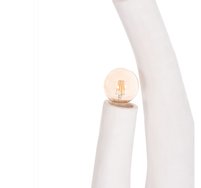 ΔΙΑΚΟΣΜΗΤΙΚΟ ΦΩΤΙΣΤΙΚΟ ΔΑΠΕΔΟΥ TUSKEN HM4702.02 FIBER CEMENT-ΛΕΥΚΟ 50x43x145Υεκ