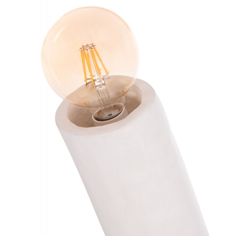 ΔΙΑΚΟΣΜΗΤΙΚΟ ΦΩΤΙΣΤΙΚΟ ΔΑΠΕΔΟΥ TUSKEN HM4702.02 FIBER CEMENT-ΛΕΥΚΟ 50x43x145Υεκ