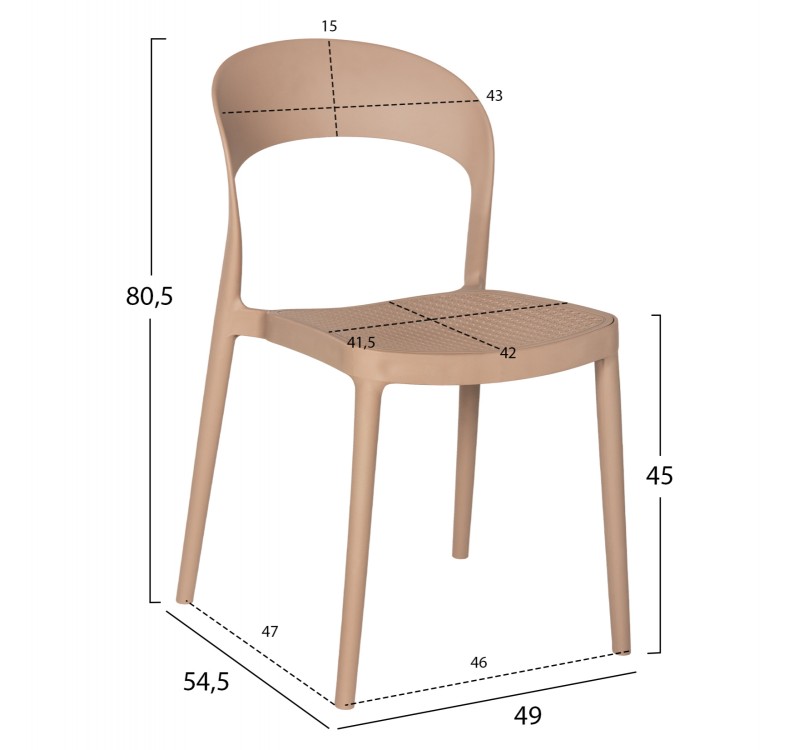 ΣΕΤ ΤΡΑΠΕΖΑΡΙΑΣ ΕΞ.ΧΩΡΟΥ 3ΤΜΧ CLEO HM21136 ΠΟΛΥΠΡΟΥΛΕΝΙΟ ΣΕ ΚΑΠΟΥΤΣΙΝΟ