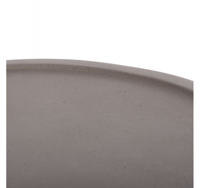 ΒΟΗΘΗΤΙΚΟ ΤΡΑΠΕΖΙ TRED(T) HM18169.03 FIBER CEMENT ΓΚΡΙ-ΦΥΣΙΚΟ RATTAN--Φ40x61Υεκ.