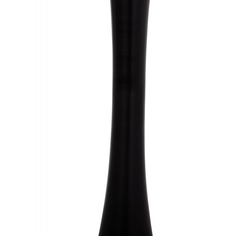 ΤΡΑΠΕΖΙ ΣΤΡΟΓΓΥΛΟ BROLIN HM18141.02 MDF TOP-ΒΑΣΗ ΜΕΤΑΛΛΙΚΗ--ΜΑΥΡΟ Φ90x73Υεκ