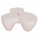 ΤΡΑΠΕΖΙ ΣΑΛΟΝΙΟΥ SALLEN HM18161.02 FIBER CEMENT ΣΕ ΛΕΥΚΟ--108x94x38,5Υεκ.