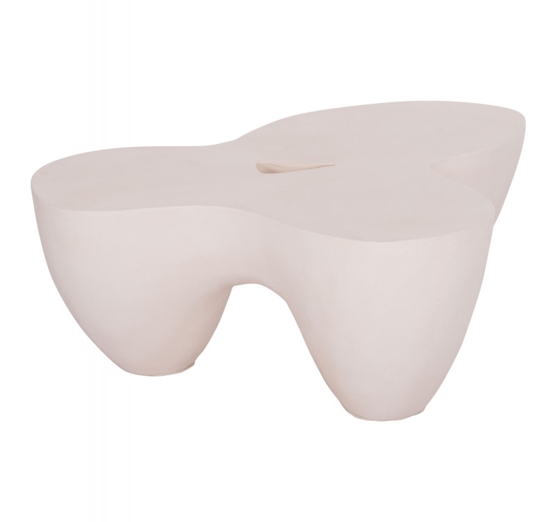 ΤΡΑΠΕΖΙ ΣΑΛΟΝΙΟΥ SALLEN HM18161.02 FIBER CEMENT ΣΕ ΛΕΥΚΟ--108x94x38,5Υεκ.