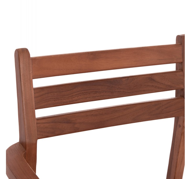 ΠΟΛΥΘΡΟΝΑ KEMPO HM6358 ΞΥΛΟ TEAK ΣΕ ΦΥΣΙΚΟ--58x58,5x88Υεκ.