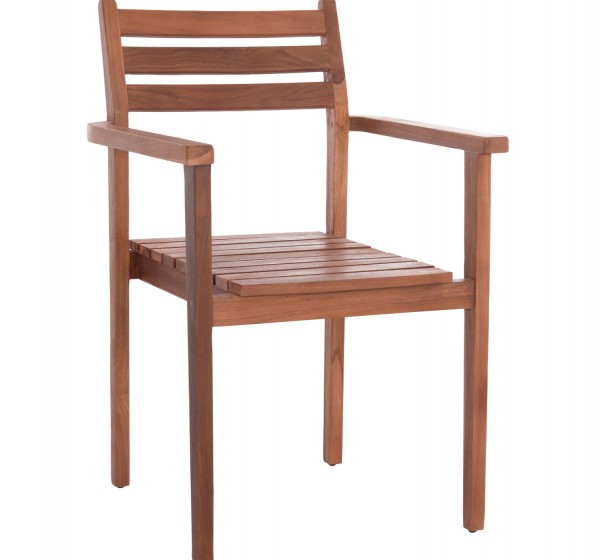 ΠΟΛΥΘΡΟΝΑ KEMPO HM6358 ΞΥΛΟ TEAK ΣΕ ΦΥΣΙΚΟ--58x58,5x88Υεκ.