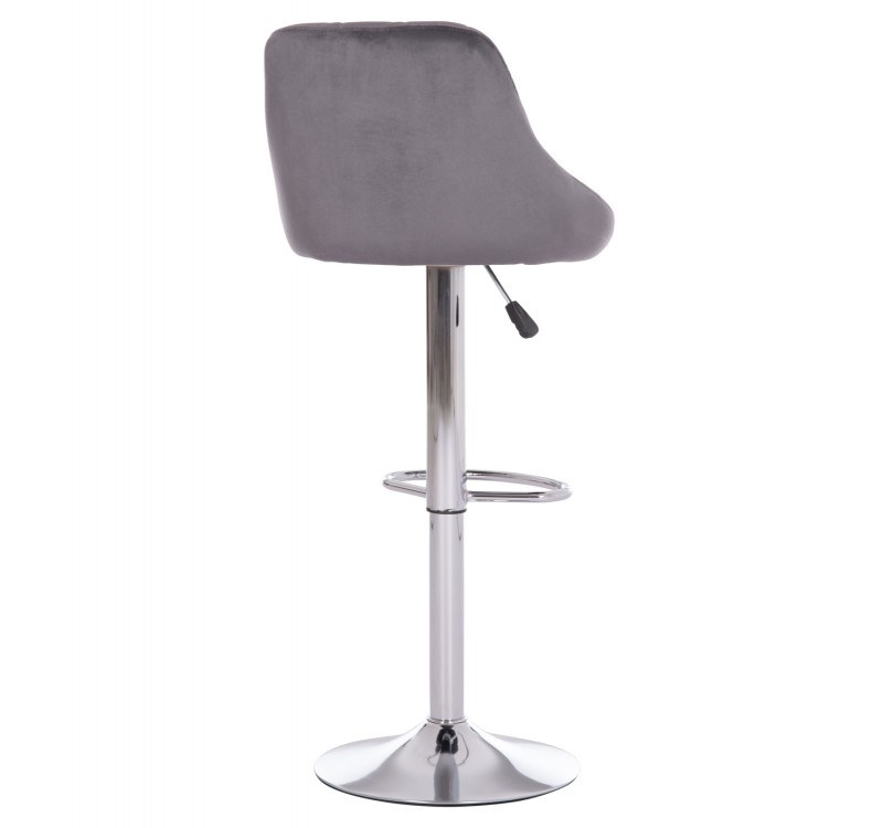 ΣΚΑΜΠΟ ΜΠΑΡ ROSE HM204.41 ΜΕ ΑΜΟΡΤΙΣΕΡ ΧΡΩΜΙΟΥ & ΓΚΡΙ ΒΕΛΟΥΔΟ 48x45x105Υεκ.