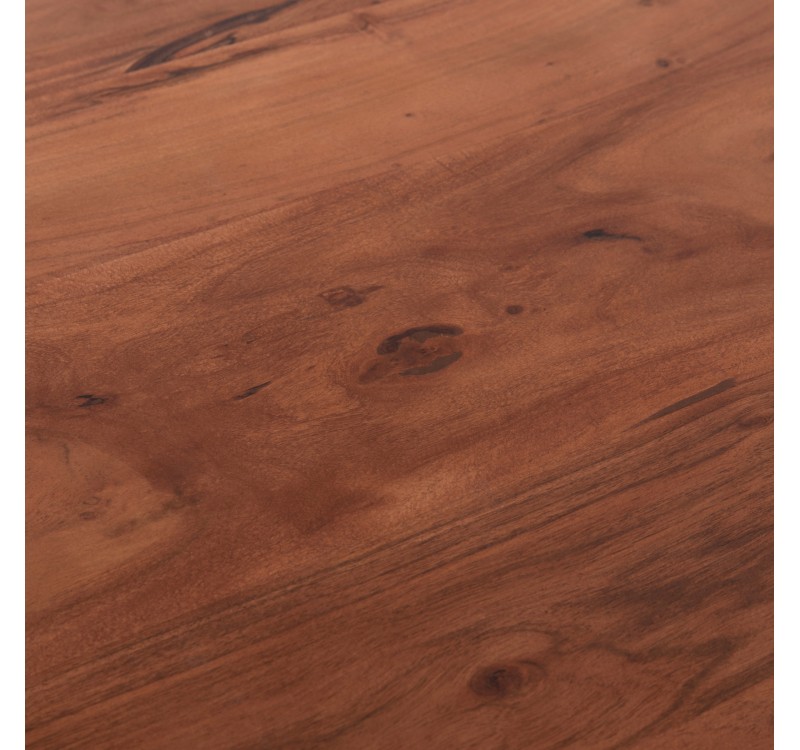 ΤΡΑΠΕΖΙ ΤΡΑΠΕΖΑΡΙΑΣ MONTANA HM8336.12 ΞΥΛΟ ΑΚΑΚΙΑΣ 4εκ.ΠΑΧΟΣ-ΛΕΥΚΑ ΠΟΔΙΑ 160X90X77Υεκ.