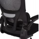 ΚΑΡΕΚΛΑ ΓΡΑΦΕΙΟΥ BASTON HM18236.01 ΜΑΥΡΟ MESH & PP ΣΚΕΛΕΤΟΣ 64x60x117-127Υεκ.