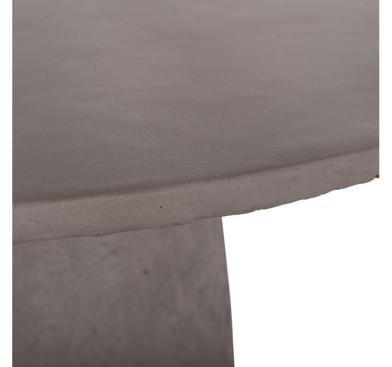 ΤΡΑΠΕΖΙ ΤΡΑΠΕΖΑΡΙΑΣ ΣΤΡΟΓΓΥΛΟ SEPPO HM18154.03 FIBER CEMENT ΣΕ ΓΚΡΙ--Φ119,5x75,5Υεκ.