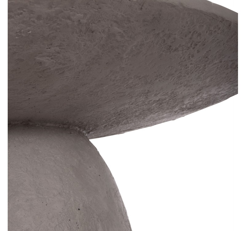ΤΡΑΠΕΖΙ ΤΡΑΠΕΖΑΡΙΑΣ ΣΤΡΟΓΓΥΛΟ SEPPO HM18154.03 FIBER CEMENT ΣΕ ΓΚΡΙ--Φ119,5x75,5Υεκ.