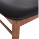 KΑΡΕΚΛΑ ΤΡΑΠΕΖΑΡΙΑΣ SEKOR HM9945.03 ΚΑΡΥΔΙ RUBBERWOOD-ΜΑΥΡΟ PU 51x48x79Υεκ