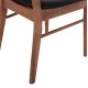 KΑΡΕΚΛΑ ΤΡΑΠΕΖΑΡΙΑΣ SEKOR HM9945.03 ΚΑΡΥΔΙ RUBBERWOOD-ΜΑΥΡΟ PU 51x48x79Υεκ