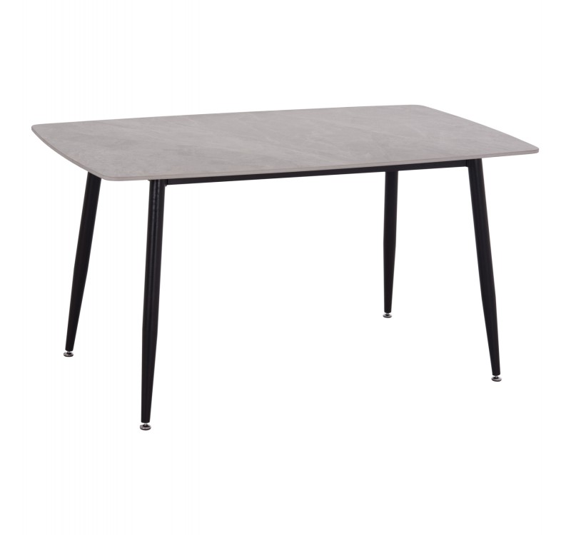 ΤΡΑΠΕΖΙ RAVEN HM18149.13 ΚΕΡΑΜΙΚΟ TOP ΜΕ ΟΨΗ ΓΚΡΙ ΜΑΡΜΑΡΟ 140x80x74Υεκ.