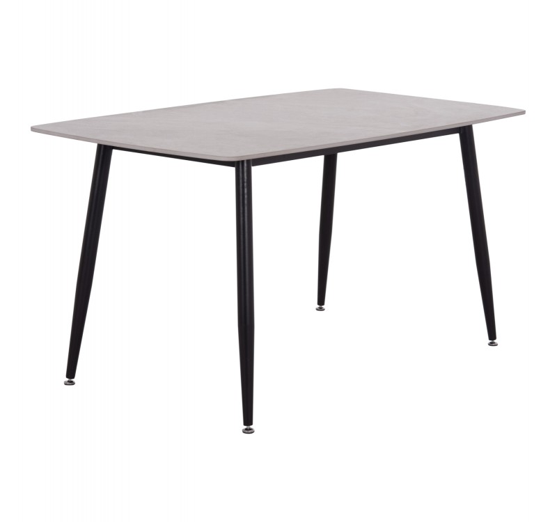 ΤΡΑΠΕΖΙ RAVEN HM18149.13 ΚΕΡΑΜΙΚΟ TOP ΜΕ ΟΨΗ ΓΚΡΙ ΜΑΡΜΑΡΟ 140x80x74Υεκ.