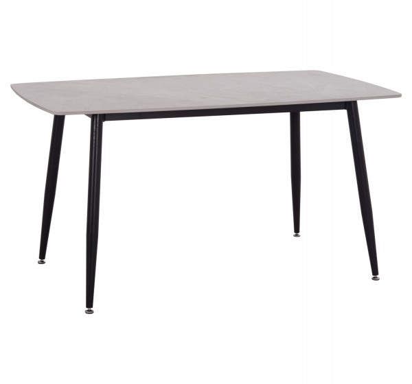 ΤΡΑΠΕΖΙ RAVEN HM18149.13 ΚΕΡΑΜΙΚΟ TOP ΜΕ ΟΨΗ ΓΚΡΙ ΜΑΡΜΑΡΟ 140x80x74Υεκ.