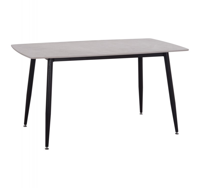 ΤΡΑΠΕΖΙ RAVEN HM18149.13 ΚΕΡΑΜΙΚΟ TOP ΜΕ ΟΨΗ ΓΚΡΙ ΜΑΡΜΑΡΟ 140x80x74Υεκ.